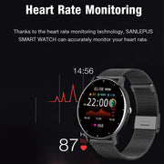 LIGE 2023 Smart watch Ladies Full touch Screen Sports Fitness watch IP67 waterproof Bluetooth For Android iOS Smart watch Female