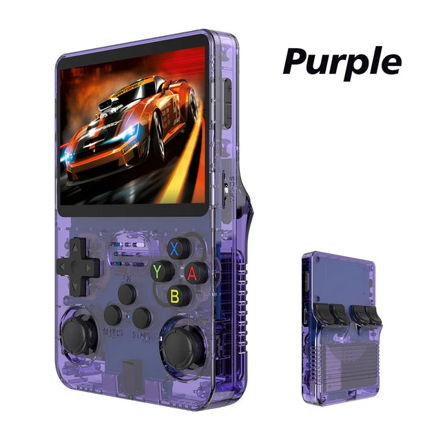 128G R36S Retro Handheld Video Game Console Linux System 3.5 Inch IPS Screen R35s Pro Portable Pocket Video Player 64GB Games