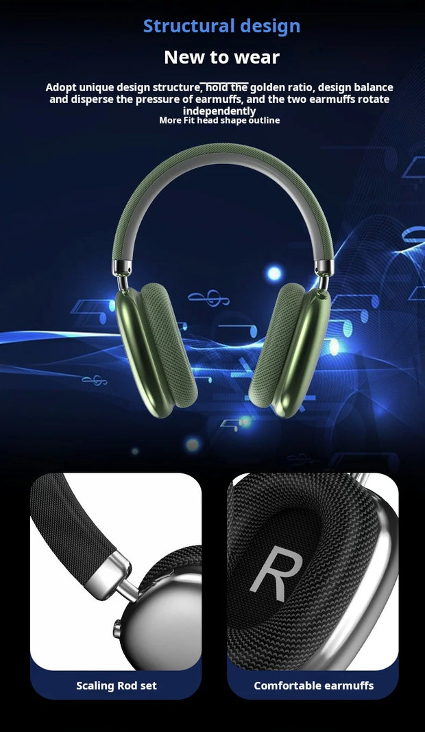 Original P959 Air Max Wireless Bluetooth Earphones Noise Cancelling Microphone In Ear Sports Gaming Earphones Suitable For IOS