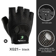 REXCHI Half Finger Sport Training Gloves Non-slip Breathable Fitness Gloves Outdoor Cycling Gloves Indoor Sports Protective Gear