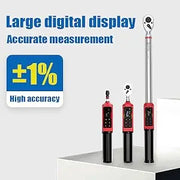 1/4" 3/8" 1/2" Digital Torque Wrench Screwdriver Set, 11Pcs Electronic Torque Wrench Screwdriver Set, 0.8-53.1 In.lb, 0.66-44.29