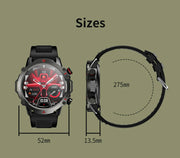 AMOLED Smart Watch Men 2024 Bluetooth Call Smartwatch Sport Waterproof Outdoor 1.53 Inch 360*360 HD Screen 30 Days Standby