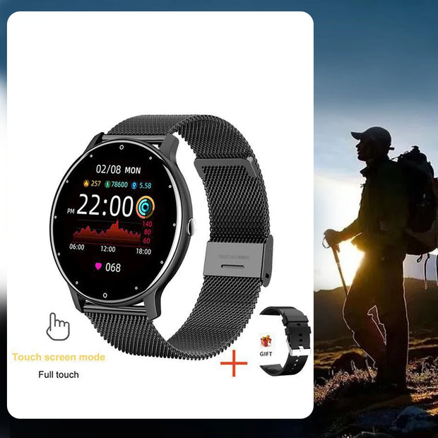 2024 New Smart Watch Men Full Touch Screen Sport Fitness Watch IP67 Waterproof Bluetooth For Android ios smartwatch Men+box