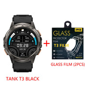 Original KOSPET TANK T3 Smart Watch For Men Military Smartwatch Women Digital Fitness Watches AMOLED AI Voice AOD Bluetooth