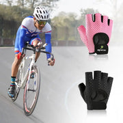 REXCHI Half Finger Sport Training Gloves Non-slip Breathable Fitness Gloves Outdoor Cycling Gloves Indoor Sports Protective Gear