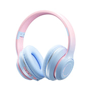 New Wireless Headphones Bluetooth 5.2 High Fidelity Stereo Sports Headset Foldable Music Game Earphone Microphone Gradient Color