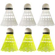 3/6 Pcs High Speed Badminton Birdies Great Stability Badminton Ball Nylon Badminton for Sports Activities for Beginner Practice