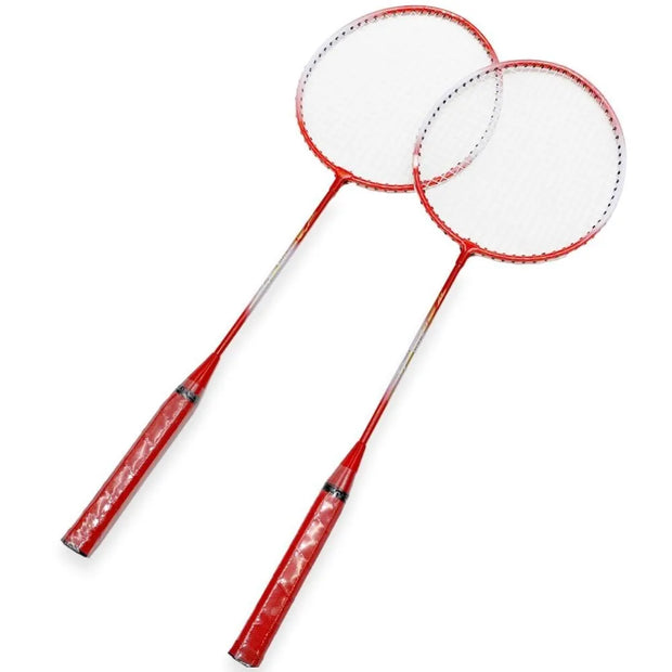 Professional Badminton Rackets Shuttlecocks and Carrying Bag Set Double Badminton Racquet Set Indoor Outdoor Speed Sports