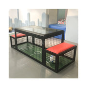 Indoor Sports Tabletop Mini 2 Player Speed Reaction Training Arcade Interactive Asian Soccer Soccer Table Game