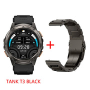 2024 NEW KOSPET TANK T3 Smartwatch For Men Smart watches Women Rugged Military Digital Electronic Bluetooth Waterproof Watch