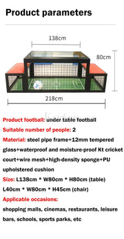 Indoor Sports Tabletop Mini 2 Player Speed Reaction Training Arcade Interactive Asian Soccer Soccer Table Game