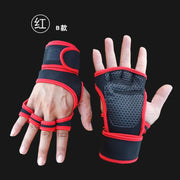 Cycling gloves Weightlifting Training for Men Women Fitness Sports Body Building Gymnastics Gym Hand Wrist Palm Protector Gloves