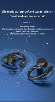 SHUKE Bluetooth Earbuds Wireless Earphones Sport EarHook Headset 9D Hifi Stereo Sound Waterproof Headphones In Ear With Micphone