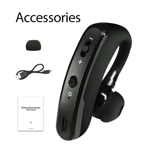 V9 earphones Handsfree Business Bluetooth Headphone With Mic Wireless Bluetooth Headset For Drive Noise Reduction