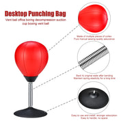 Suction Cup Boxing Vent Ball Motion Toy Desktop Punching Bag Punch Sports Fitness Punching Bag Speed Balls Sports Equipment