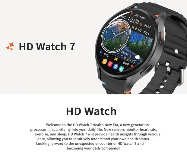 Fashion Galaxy Watch 7 Ultra Smart Watch GPS Sports Track AMOLED Screen HD Bluetooth Call Fitness Tracker Heart Rate Smartwatch