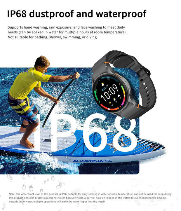 Fashion Galaxy Watch 7 Ultra Smart Watch GPS Sports Track AMOLED Screen HD Bluetooth Call Fitness Tracker Heart Rate Smartwatch