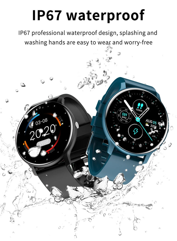 2024 New Smart Watch Men Full Touch Screen Sport Fitness Watch IP67 Waterproof Bluetooth For Android ios smartwatch Men+box