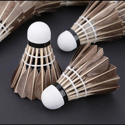 Professional Black Goose Feather Badminton Durable Badminton Shuttlecock Badminton Accessories Sports Entertainment Supplies