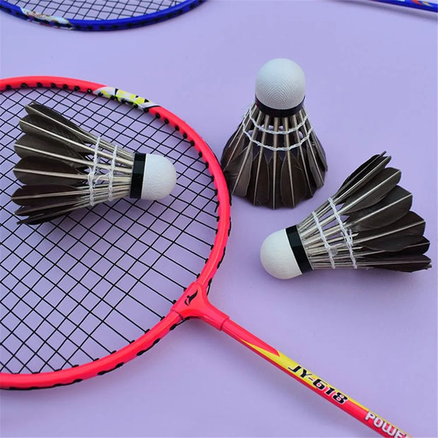 Professional Black Goose Feather Badminton Durable Badminton Shuttlecock Badminton Accessories Sports Entertainment Supplies