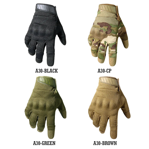 Men Tactical Gloves Touch Screen Cycling Gloves Sports Camo Army Glove Outdoor Motorcycle Riding Bike Running Paintball Gloves