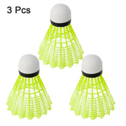 3/6PCS Durable Shuttlecocks Yellow Nylon Shuttlecocks Badminton Shuttlecocks Indoor Outdoor Sports Badminton Training Balls