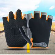 Motorcyclist Gloves for Men Women Cycling Gym Yoga Fitness Training and Exercise Summer Sun Protection Elastic Fingerless Gloves