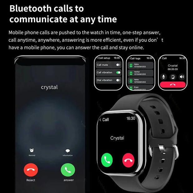 New GPS Smart Watch Series 10 For Apple Watch 10 Memory Music Video Bluetooth Call Waterproof NFC Smartwatch For Android IOS