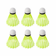 3/6PCS Durable Shuttlecocks Yellow Nylon Shuttlecocks Badminton Shuttlecocks Indoor Outdoor Sports Badminton Training Balls