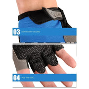 Gym Gloves Fingerless Sports Fitness Training Men's Cycling Gloves Woman Motorcycle Mtb Anti-slip Gloves Bicycle Accessories