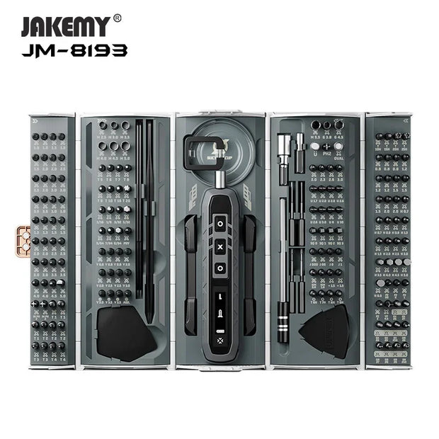 JM-8193 Precision Electric Mini Screwdriver Set MagneticTorx Bits Professional Phone Electronic PC Tablet DIY Repair Tools