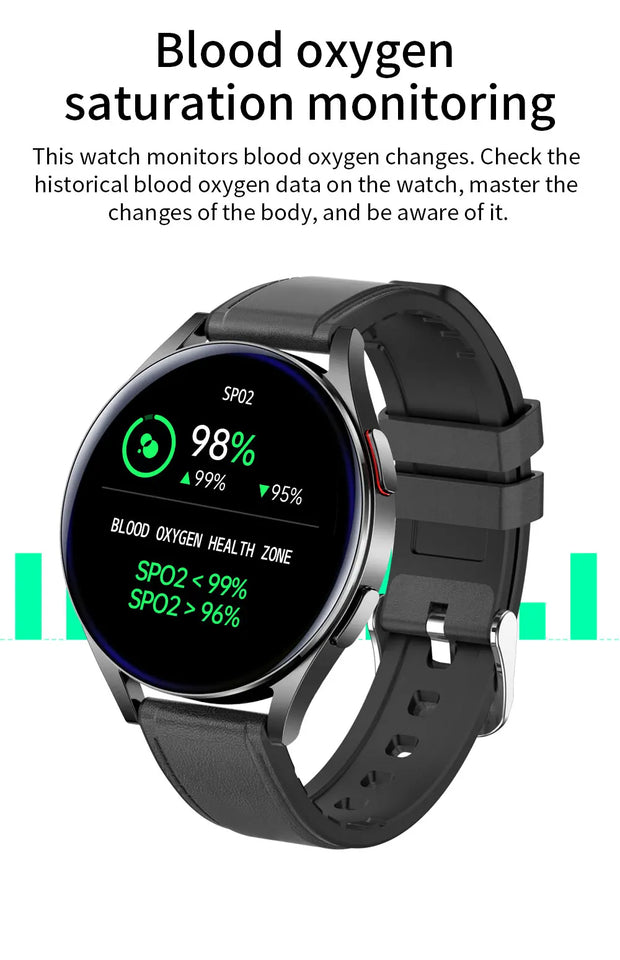 New Smartwatch 6 for Men HD Full Touch Blood Pressure Blood Oxygen Bluetooth Call Sports Smart Watch Men Women For Android IOS