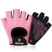 REXCHI Half Finger Sport Training Gloves Non-slip Breathable Fitness Gloves Outdoor Cycling Gloves Indoor Sports Protective Gear