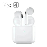 Pro 4 TWS Wireless Headphones Earphone Bluetooth Compatible 5.0 Waterproof Headset with Mic for iOS Android PC Gaming Earbuds