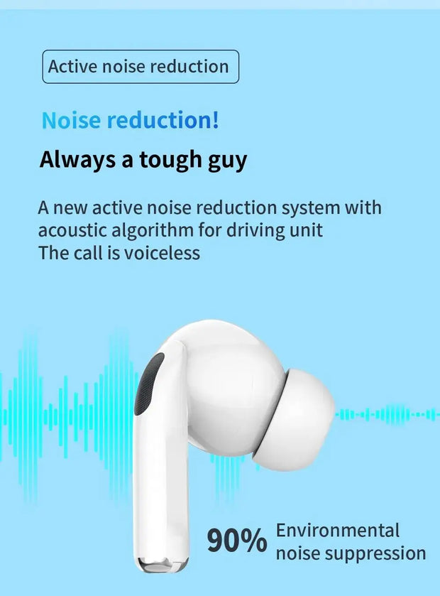 2024 New Air Pro True Wireless Bluetooth Earphones Headphones HiFi Sound Low Latency Noise Reduction Earbuds for IPhone Android