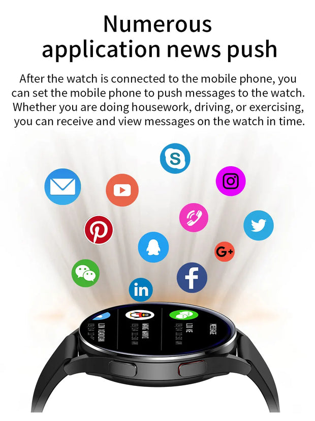 New Smartwatch 6 for Men HD Full Touch Blood Pressure Blood Oxygen Bluetooth Call Sports Smart Watch Men Women For Android IOS